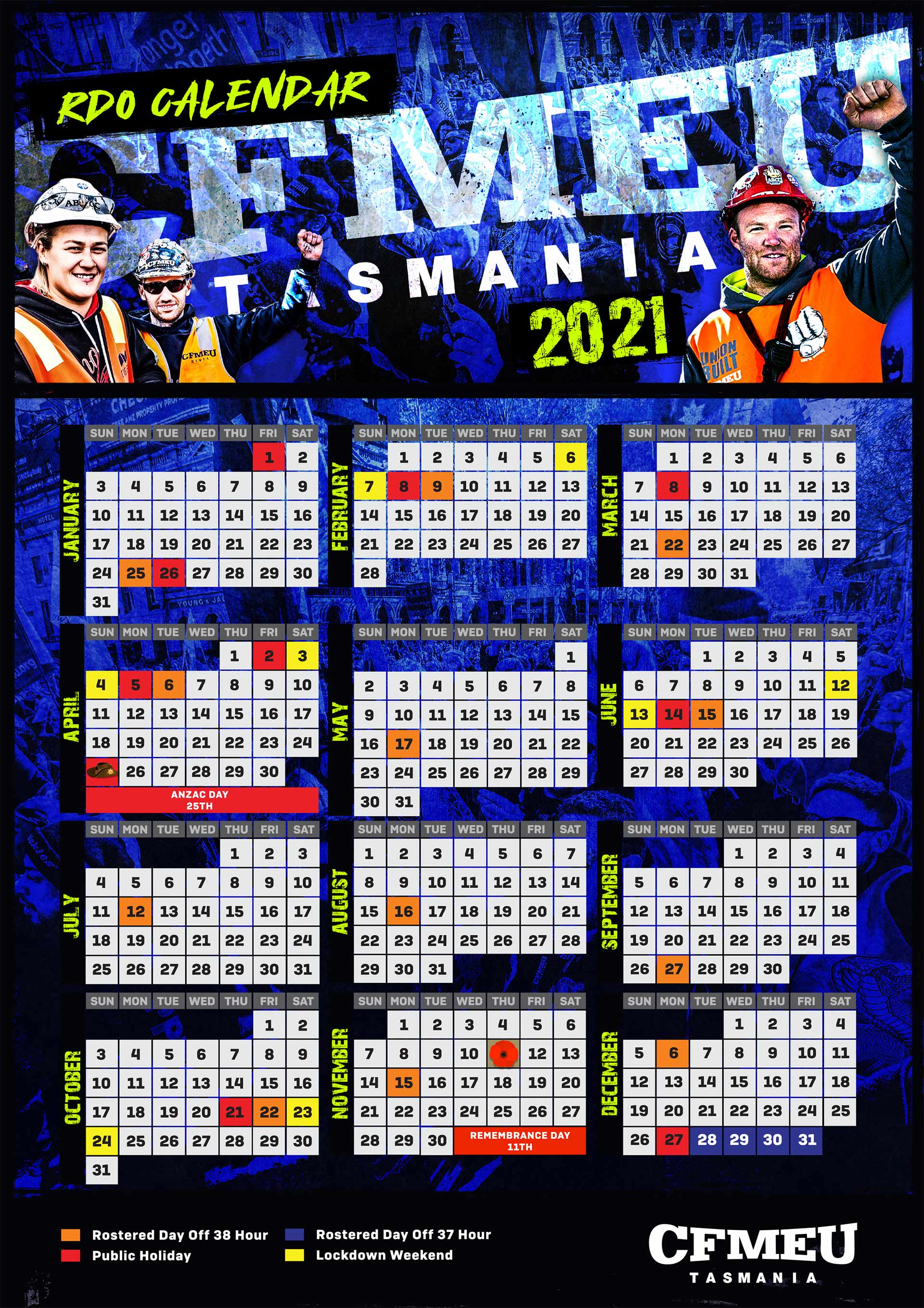 Cfmeu Calendar 2024 Victoria Cool Top Awesome Incredible Blank 2024
